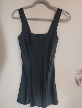 Victoria Secret Y2K Slip Dress Hunter  Green/Size S